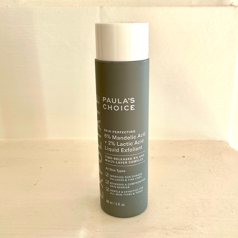 NEW Paula's Choice 6% Mandelic Acid + 2% Lactic Acid Liquid Exfoliant